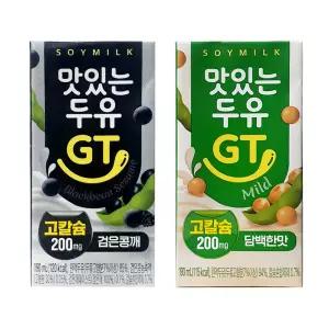 남양 맛있는두유GT 검은콩깨 190mlx24팩+담백한맛 190mlx24팩