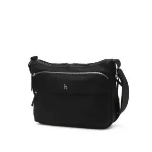 [롯데백화점]헤지스ACC [인기신상]HJBA5E715BK_[아이코닉] 남여공용 나일론 로고 크로스백