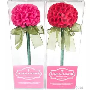 카네이션 볼펜 랜덤1개 러블리 쉬폰 플라워 볼펜 스승의날 어버이날 감사선물