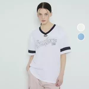 [롯데백화점]버커루 여성 매쉬 풋볼 져지 반팔 티셔츠 B242TS730P