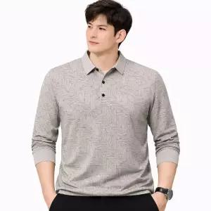 카멜롯 남성 긴팔 중년 폴로 카라 티셔츠