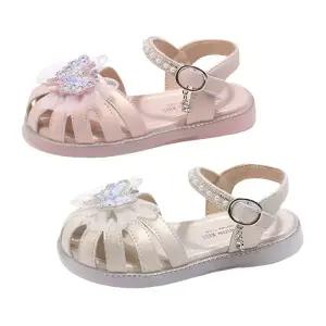 키즈트리 여아 유아 아동 키즈 어린이 초등 학생 여름 반짝이 나비 공주 샌들 SZ-480