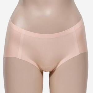 얇고 가벼운 인견 쉘론 미디 무봉제 여성 삼각 팬티0069wb