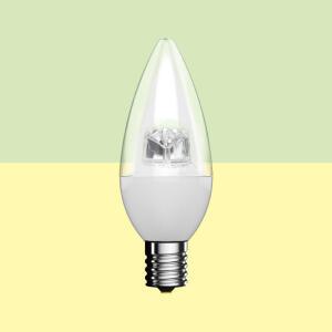 장수램프 LED 촛불전구 5W 투명 E17 촛대구 LED전구