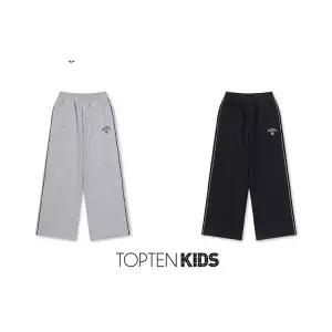 [롯데백화점]탑텐키즈 MKF2PT1201 남아) 쿨에어 코튼 텍스쳐드 파이핑 스웨트팬츠