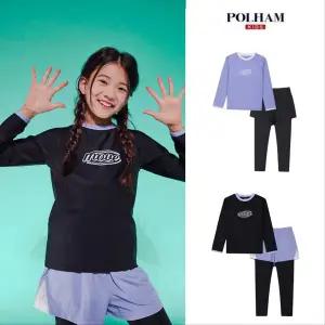 [폴햄키즈]여아)래쉬가드 반바지레깅스 세트_CC