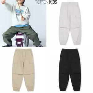 [탑텐키즈](김해점)25년 FW 공용) 코튼 카고 조거 팬츠 MKF3PP3012