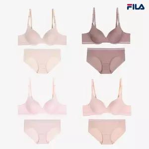 [휠라][휠라 언더웨어] 에센셜 메쉬 아웃밴드 브라 드로즈 세트 4종 택1 (FI4BAF6661F_4SKU)