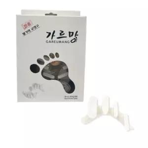가르망 무지외반증 티눈 오다리 발가락 교정기 실버 교정형 지압형