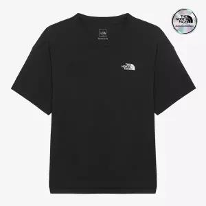 [노스페이스] [노스페이스 공식] NT7UR81A 여성 리커버리 세미 크롭 BLACK