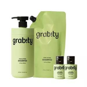 [그래비티]그래비티 헤어리프팅 엑스트라 스트롱 샴푸 1010ml (본품1+리필1+여행용2)  플로럴향