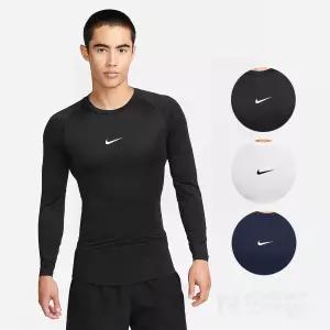 나이키 기능성 이너웨어 컴프레션 긴팔 탑 스판 래쉬가드 쫄티