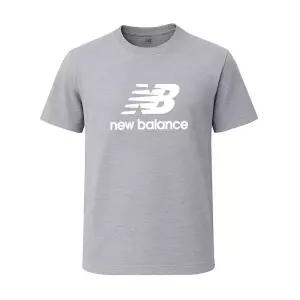 NB 뉴발란스 에센셜 스택드로고 남성 반팔티 반팔 티셔츠 라이트 그레이 MT41502-AG