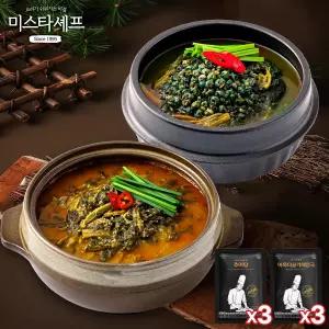 [미스타셰프] 추어탕 500g 3팩 + 아욱다슬기해장국 500g 3팩 /2세트구매시 부대찌개 증정