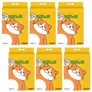 고양이 고밀도 두부 모래 오리지널 7L 6P 응고 샌드 (WFIGH3E)
