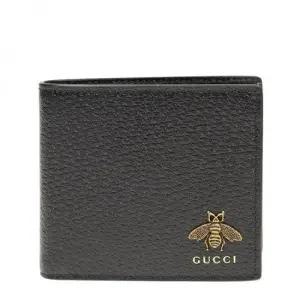 구찌 MUST IT_GUCCI 꿀벌 로고 패치 가죽 반지갑 522915 DJ20T 1000)