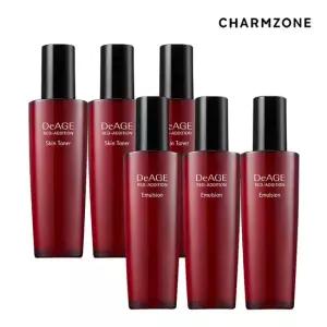 참존 디에이지 레드에디션 6종세트(스킨3+에멀전3)