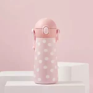 릴팡 더보틀 원터치 어깨끈 이중스텐물통460ml