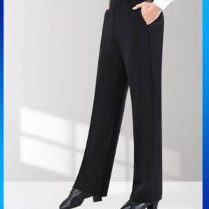 남성 라틴댄스바지 사교 공연복 공연 하이웨스트 연습용 재즈 스포츠 라틴댄스복 팬츠 바지