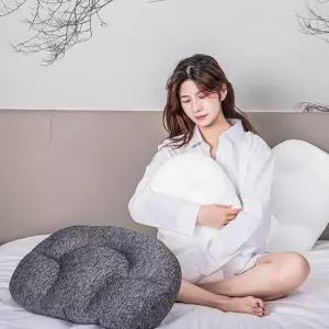 낮잠 캠핑용 수면 메모리폼 세탁 목베개 베개 푹신한