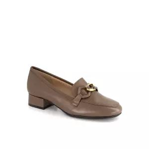 닥스 여성구두 3cm 라운드토 버클장식 로퍼 DLF517L (브라운) 214141