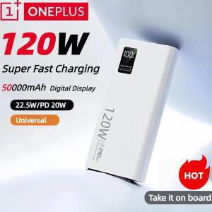 XIAOMI 120W 보조베터리 50000mAh 대용량 휴대용 고속 충전 예비 배터리 iPhone Samsung Huawei 2025 Hot