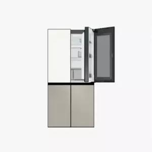 [삼성물류설치] 오토오픈도어 1등급 비스포크AI 5도어 냉장고 RM80F91M1XJ 새틴화이트+베이지 [로얄] 삼성AS 전지역 지정일 폐가전 사다리