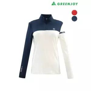 [아웃도어스/그린조이]여성 사선 배색 반지퍼