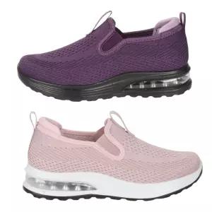 월드컵 여자 에어 슬립온 운동화 봄 여름 여성 신발 끈없는 메쉬 엄마 걷기 에어화