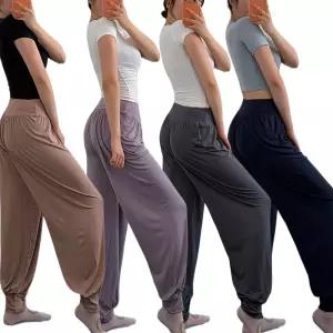 편한 요가바지 하렘팬츠 요가복 필라테스복 여름 빅사이즈 뱀부 플로우