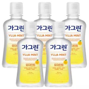 가그린 유자민트 100ml 5개
