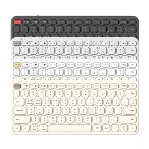 엑토 휴대용 미니 인체공학 텐키리스 저소음 조약돌 무선 블루투스 키보드 B606 아이패드 갤럭시탭 맥북 북 lg그램 노트북 태블릿