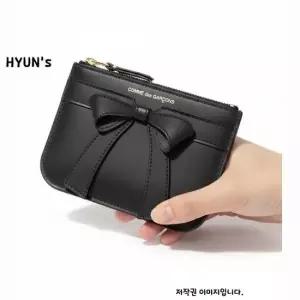 꼼데가르송 MUST IT_COMME DES GARCONS 클래식 빅 보우 스몰 파우치 지갑 SA8100BB 1)