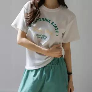 [시크폭스] 팜베이 스판 반팔 티셔츠_61TS1675