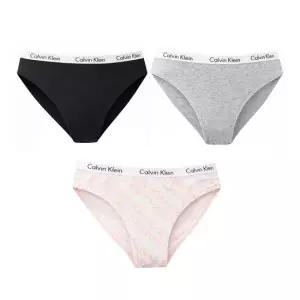 캘빈클라인 캐러셀 3팩 비키니 여자 팬티 QP1258O-035
