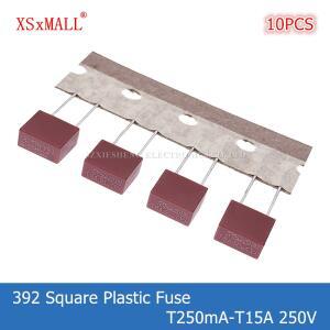 392 사각형 플라스틱 퓨즈 LCD TV 전원 보드용 일반 정수기 T250MA 5A 1A 2A 15A 4A 3A 8A 10A 250V 10
