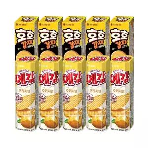 오리온 호호감자크래커 81g, 5개 + 예감 오리지널 64g, 5개