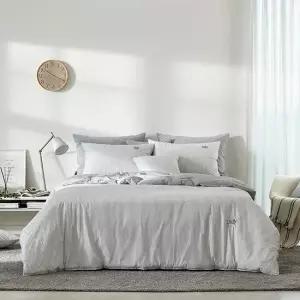 고밀도 이든 그레이[4온스] 슈퍼싱글 퀸 킹세트[퀼트이불+패드+베개커버]