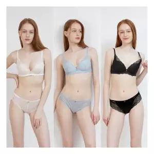 [매장정품] 원더브라 [Wonderbra]소프트 레이스 노와이어 브라팬티 6종 WBW4N242526_T