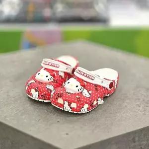 [하프클럽/크록스]크록스 HC19 헬로우 키티 레드 클래식 클로그  키즈 210577 / 210576