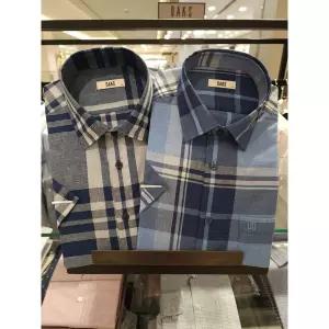 닥스 2026 일반핏 반소매 마체크남방 2종택1 UVR529 UKA313