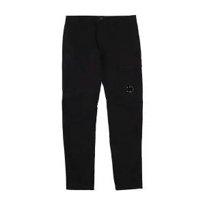 [CP컴퍼니]씨피컴퍼니 스트레치 새틴 블랙 남성 카고 팬츠 19CMPA068A 005529G 999