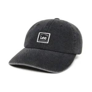 LEE 데님 라벨 볼캡 블랙 LE2601CA10 BK
