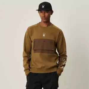 [롯데백화점]스파이더 남성 TEAM VENOM 아웃 포켓 맨투맨 티셔츠 SPJPCNRL303MKHA