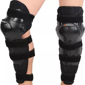 RIDBIKER 모터사이클 무릎 보호대 남성용 팔꿈치 조절 MTB용 레이싱 보호대n오토크로스 장비 보호 갑옷