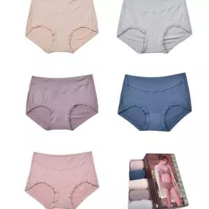 편안한 데일리 맥시 여성 삼각팬티 5매입 속옷선물 엄마 30대 40대 편한 착용감좋은 사계절 여름 감촉이좋