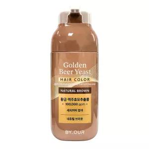 바이아우어 맥주효모 염색제 골든비어이스트 새치커버염색 내츄럴 브라운 240g