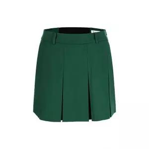 벤제프 여성 코듀로이 배색 플리츠스커트 1218844