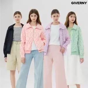 [하프클럽/지베르니]지베르니 26SS 체크매쉬점퍼