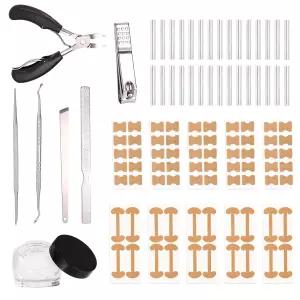 106pcs 인그로우 발톱 교정 키트 스트립 테이프 네일 도구로 가정용 페디큐어 사용 가능